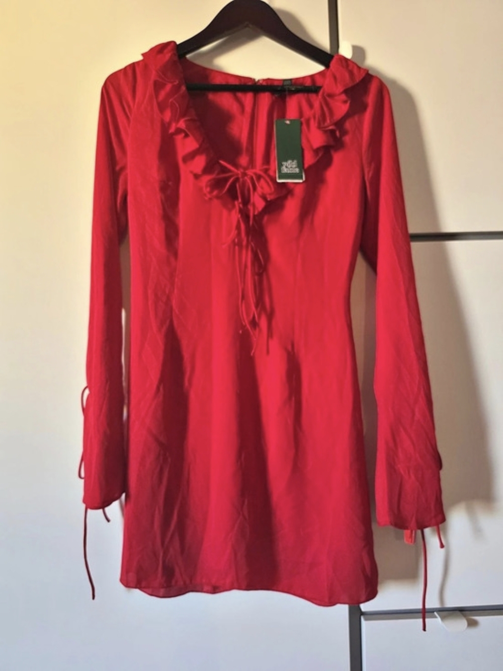 Women's Bell Long Sleeve Mini Bodycon Dress Wild Fable
Size S